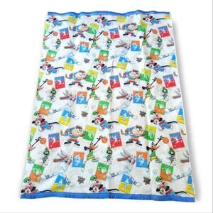 Vintage 90s Looney Tunes Sports Throw Blanket